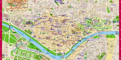 地图塞维利亚地区